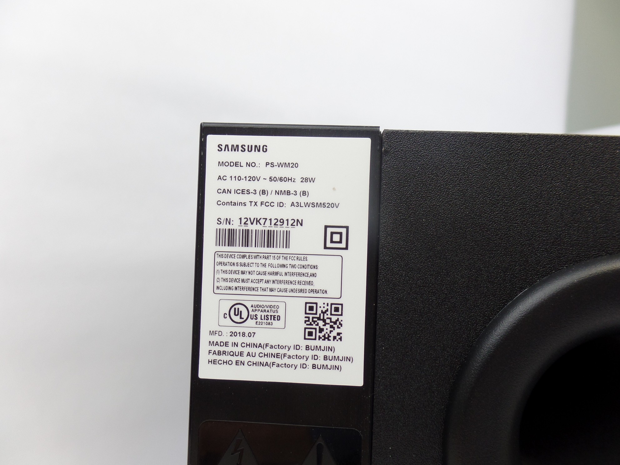 ps wm20 samsung