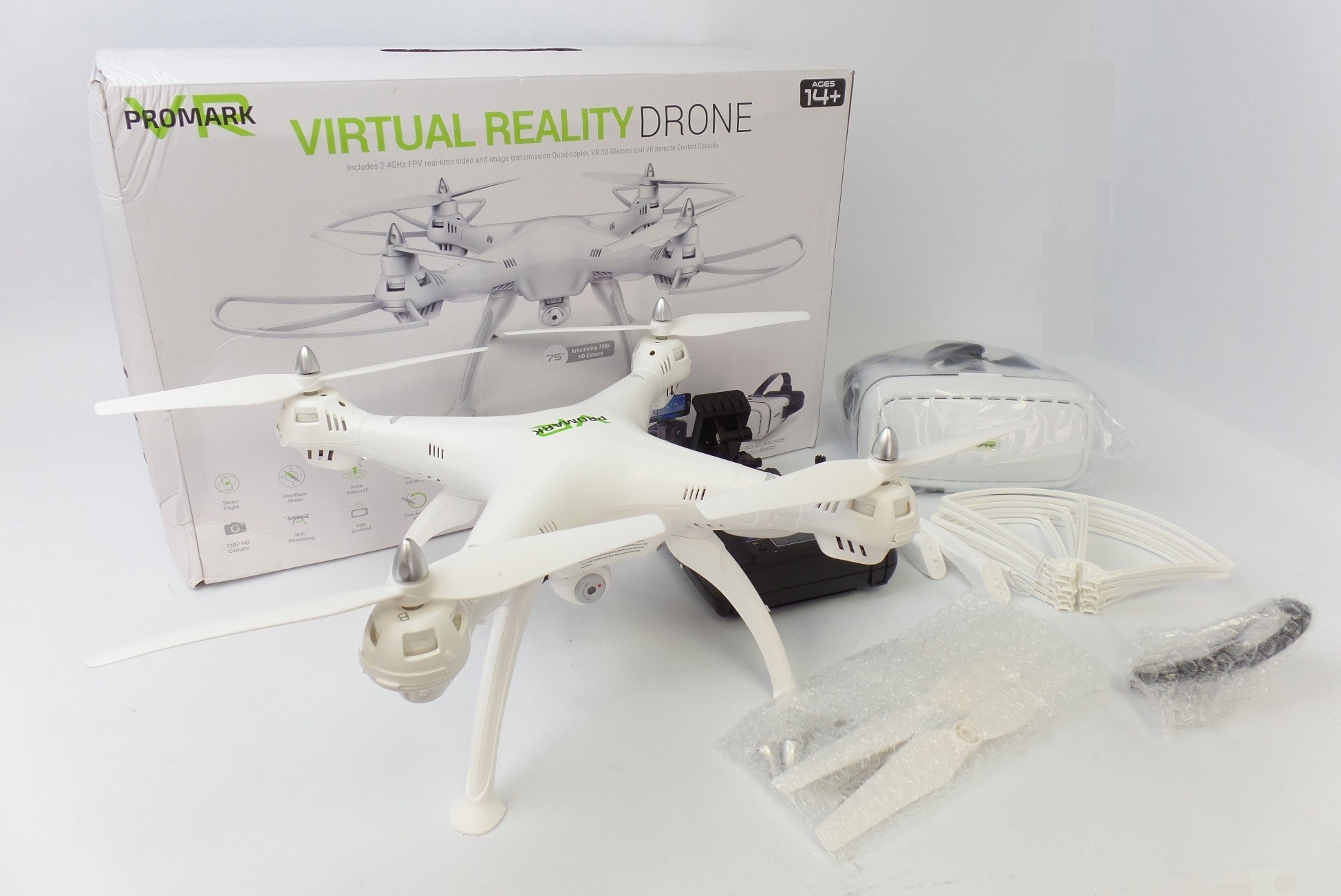 Promark Virtual Reality Drone P70VR 3D Glasses 720p HD Camera OB