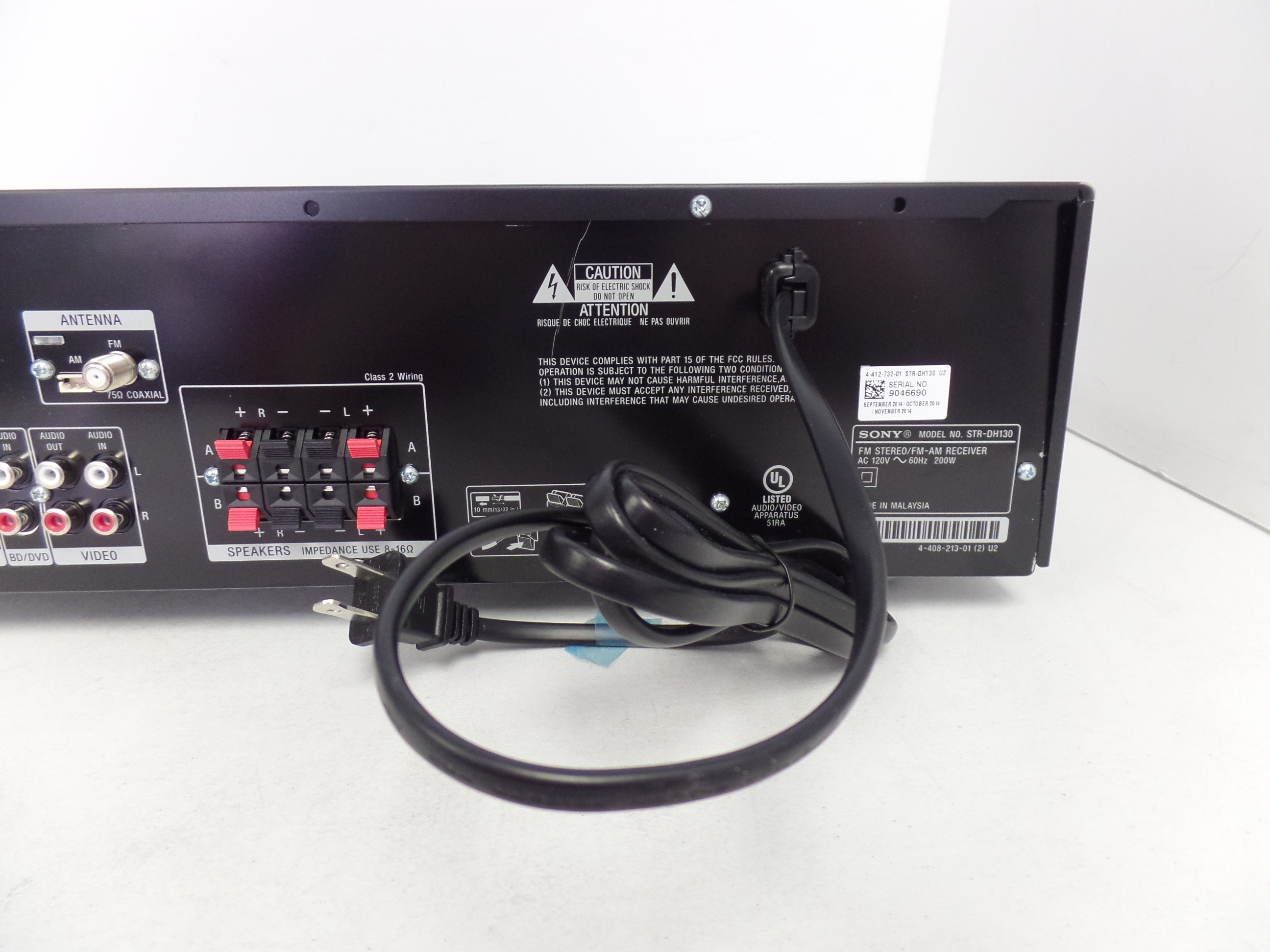 2Ch Stereo Receiver Sony STRDH130 for parts 17