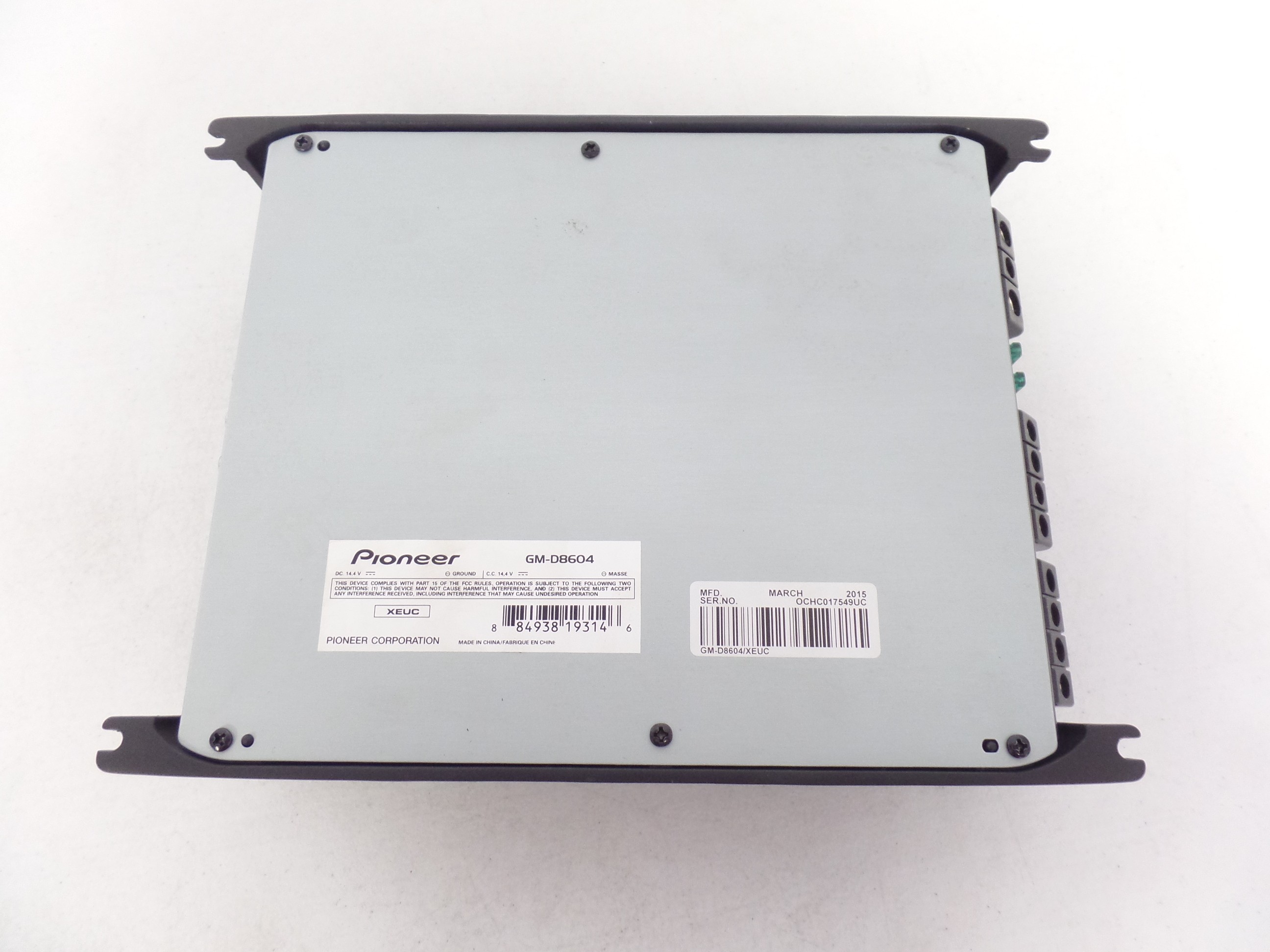 Pioneer GMD8604 Class FD 4Channel Bridgeable Car Amplifier 1200W GM