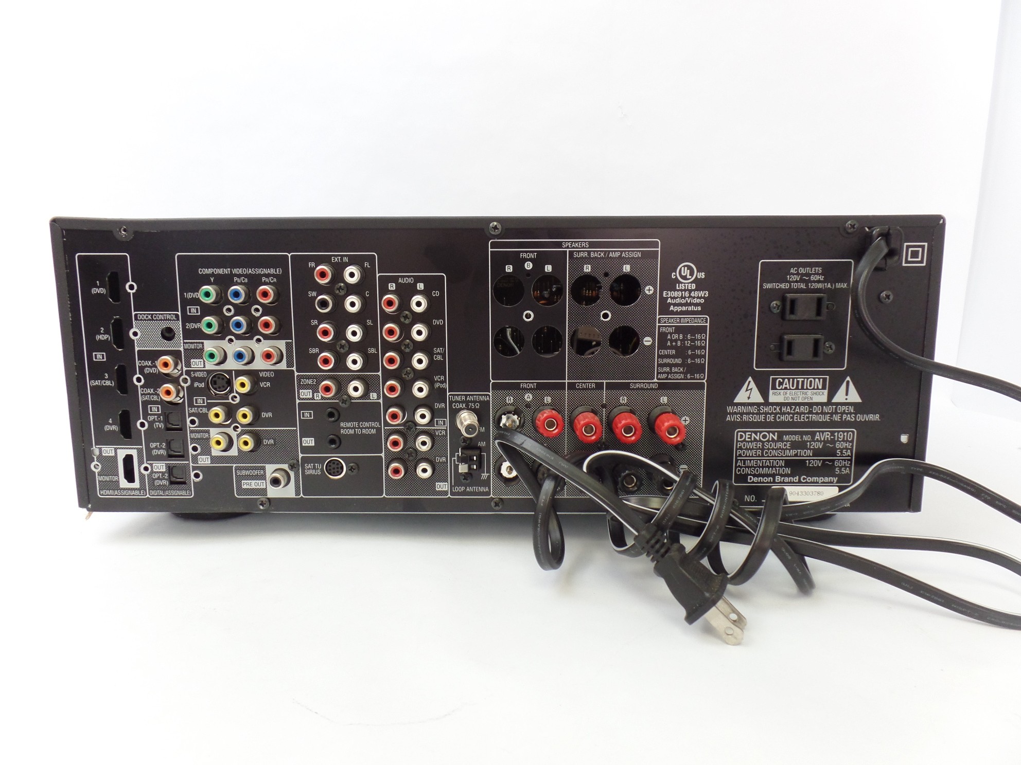 Denon AVR1910 Home Theater 7.1 Channel AV Receiver For Parts 15