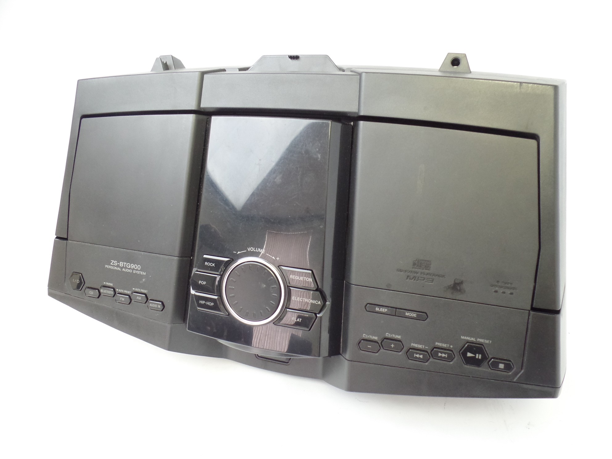 Sony Zs Btg900 Portable Nfc Bluetooth Wireless Boombox Speaker System For Parts