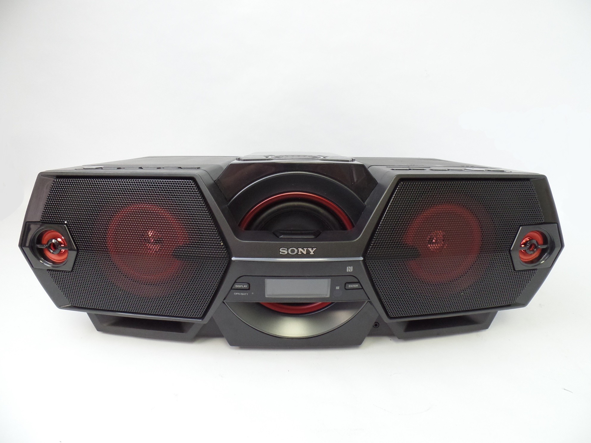 Sony Zs Btg900 Portable Nfc Bluetooth Wireless Boombox Speaker System For Parts