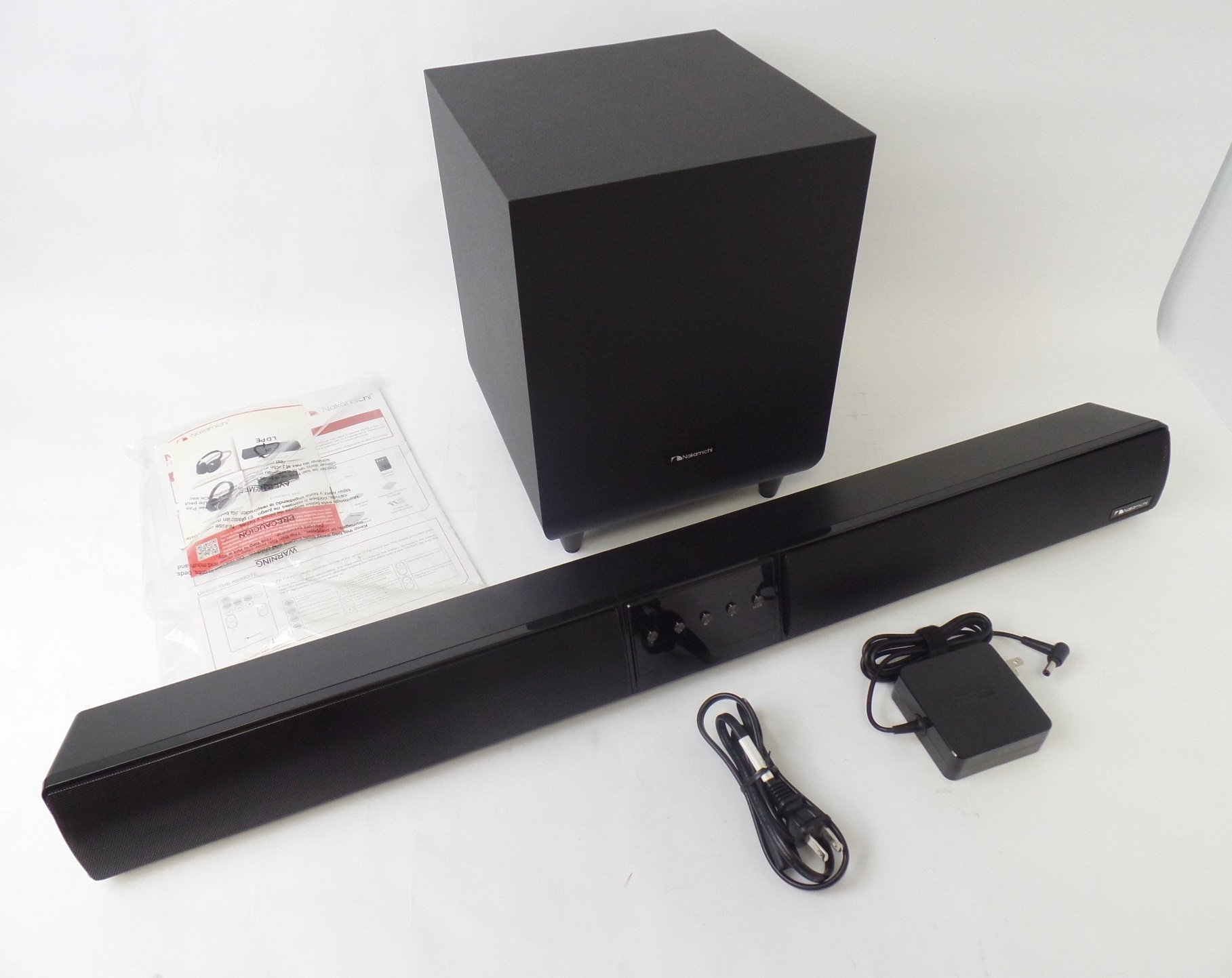 Nakamichi 280W Soundbar Home Theater System Subwoofer NK11 2.1 Channel